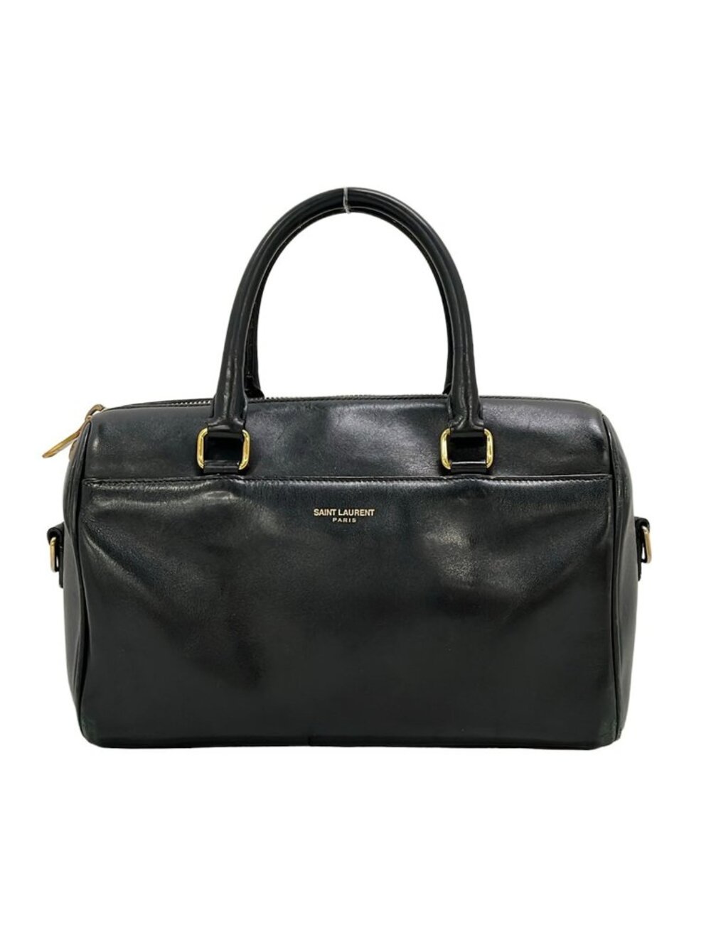 Saint Laurent Paris Handbag Classic Baby Duffle Black Leather